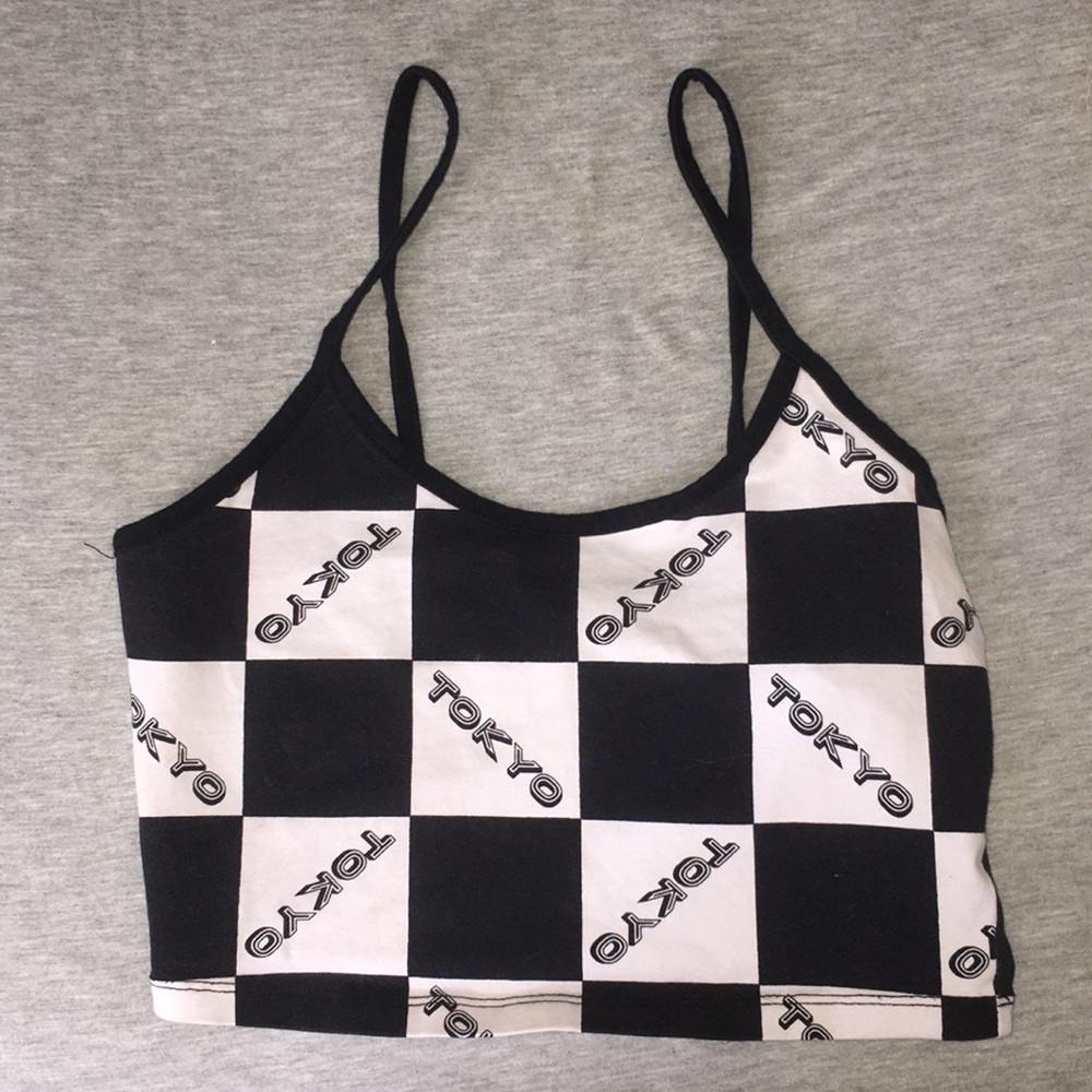 CUTE racer crop top